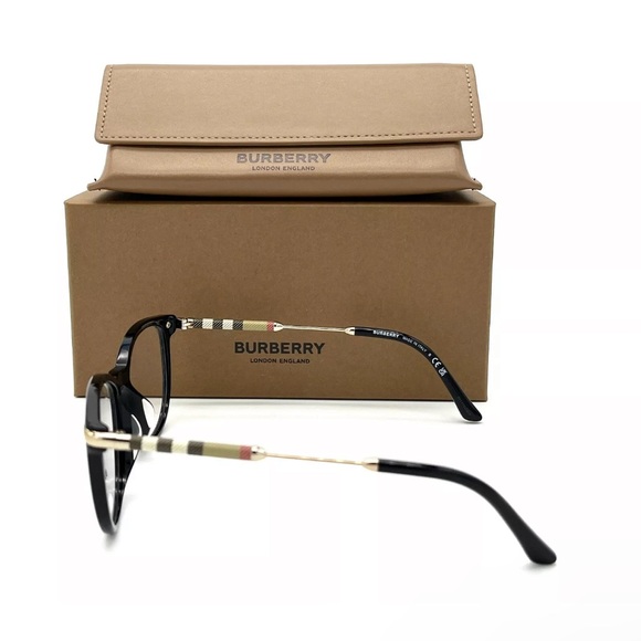 BURBERRY BE2255QF 3001 Black / Demo Lens 53 Eyeglasses - Picture 3 of 5